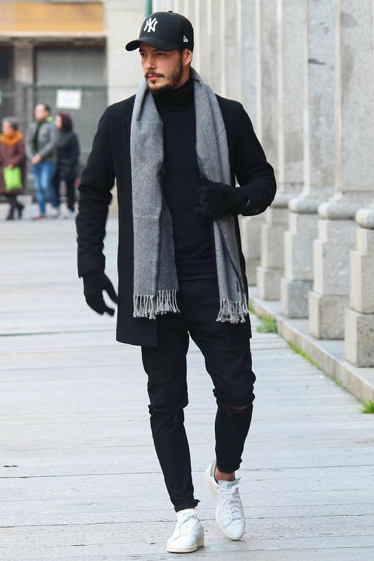 How to wear long coats for men 
