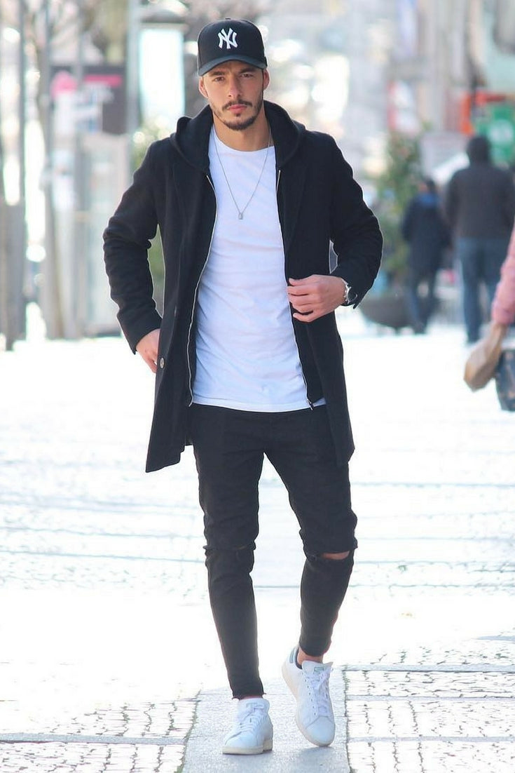How to wear long coats for men 