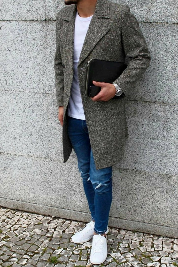 How to wear long coats for men 