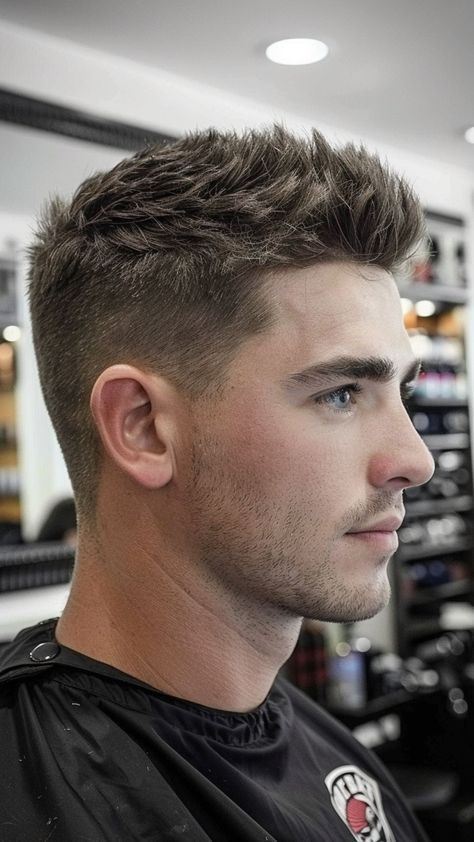 Skin Fade with a Textured Top