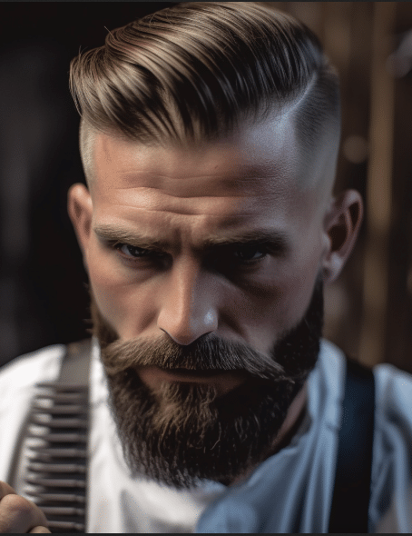 Comb Over Fade Haircut