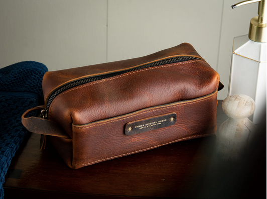 Leather Dopp Kit